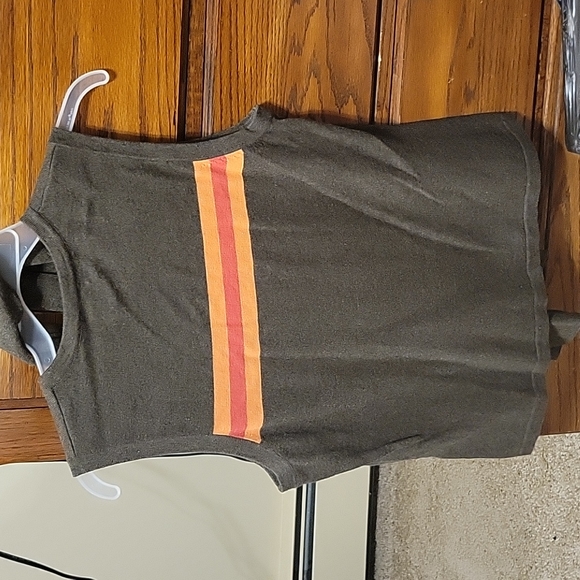 Isaac Mizrahi XL cotton/wool blend top with scarf - Picture 2 of 4